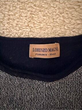 Lorenzo Magni wool sweater with patch